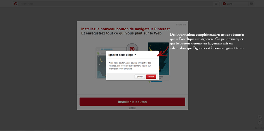 Analyse - Extension navigateur, ignorer